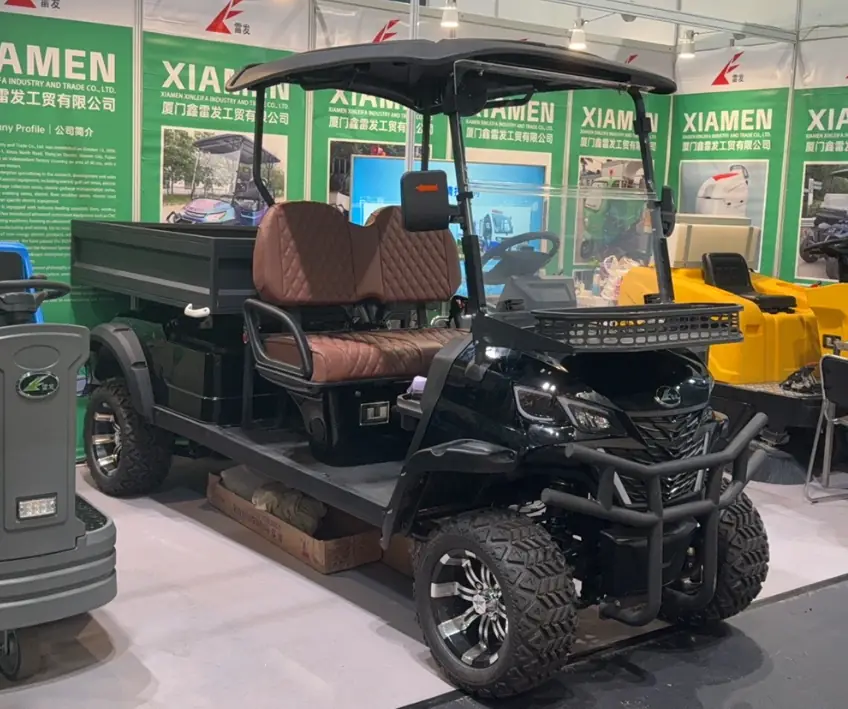 LF-GD404C Military Green Golf Cart for Sale - 图片 5
